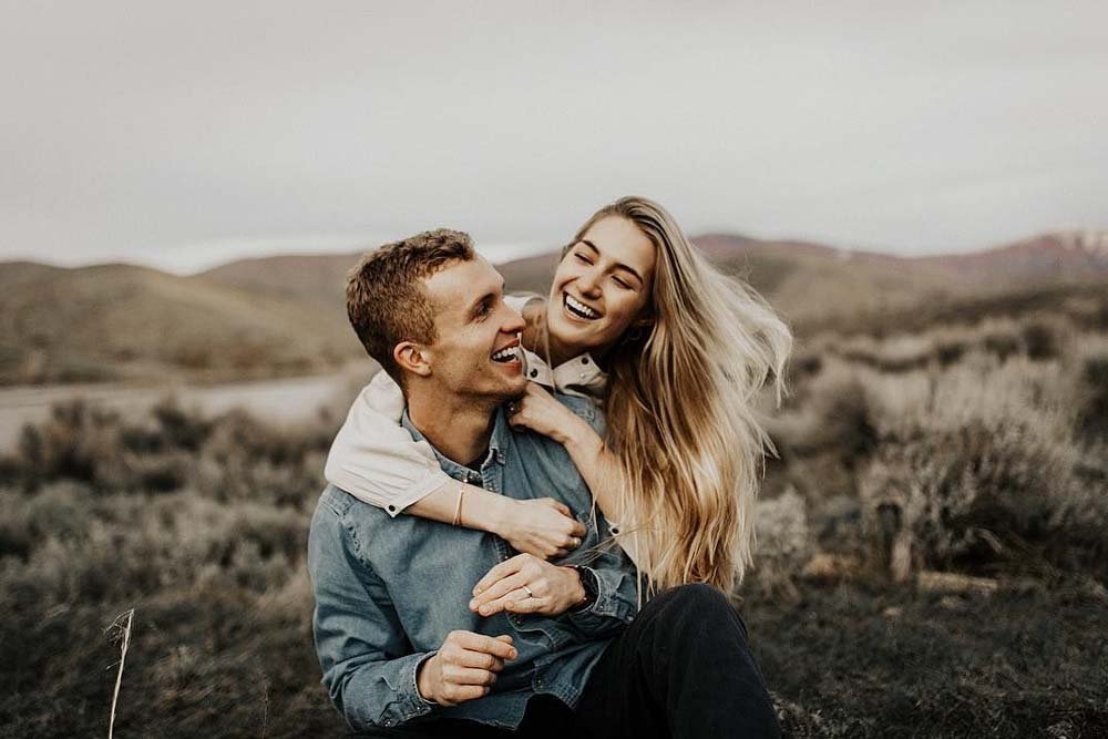 Book-loving partner enjoying a personalised romantic love story book
